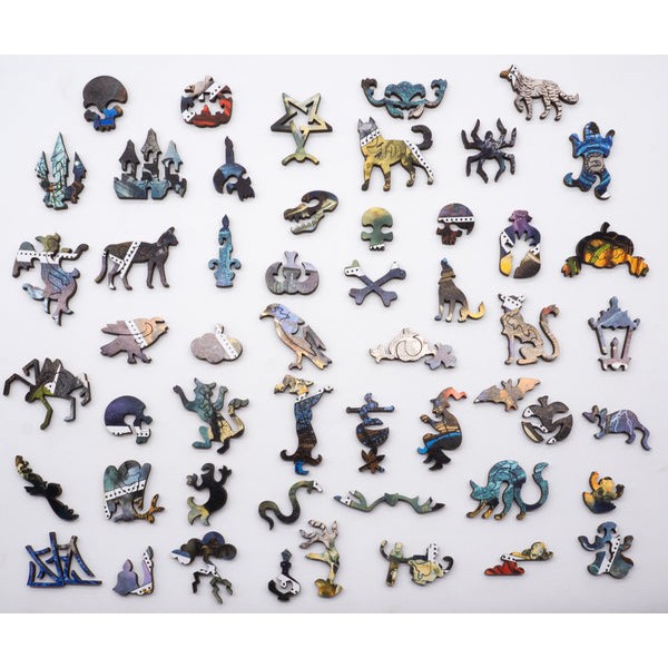 Spooky Halloween (461 Piece Wooden Jigsaw Puzzle) UK