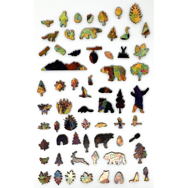 Bearly There - 333 Piece Wooden Jigsaw Puzzle UK