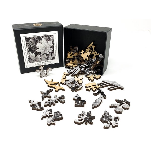 Leaves by Ansel Adams (50 Piece Mini Wooden Jigsaw Puzzle) UK
