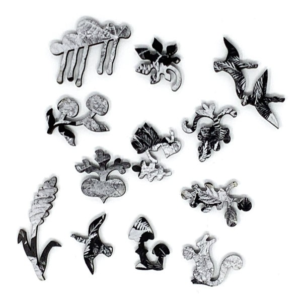 Leaves by Ansel Adams (50 Piece Mini Wooden Jigsaw Puzzle) UK