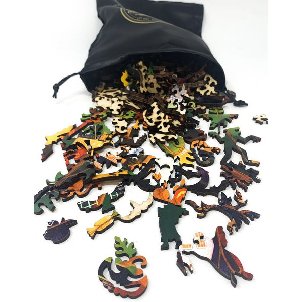 Halloween Trick or Treat - 363 Piece Halloween Wooden Jigsaw Puzzle UK