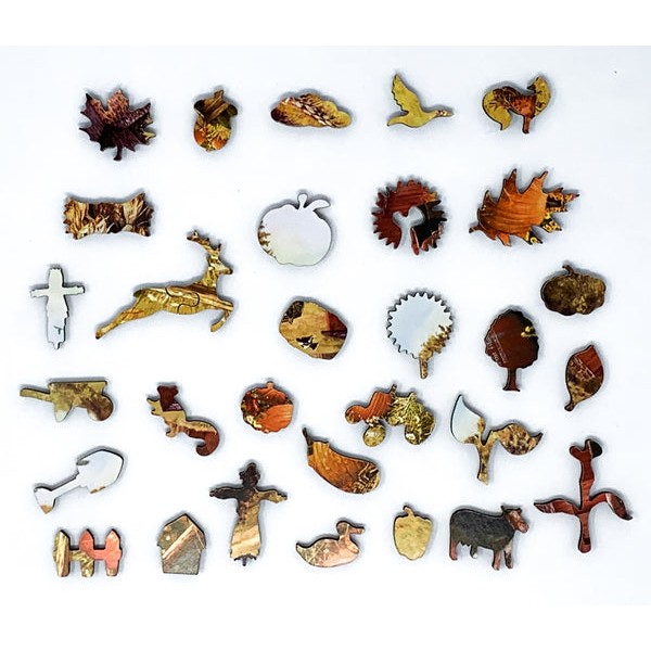 Scarecrow and Friends (190 Piece Wooden Jigsaw Puzzle) UK