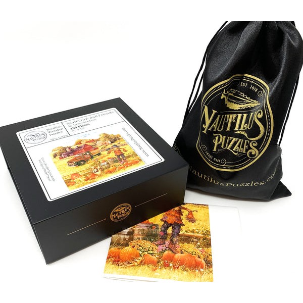 Scarecrow and Friends (190 Piece Wooden Jigsaw Puzzle) UK