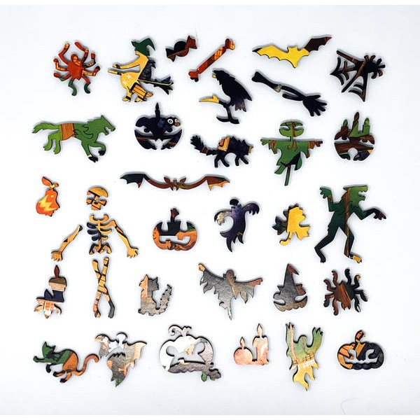 Halloween Trick or Treat - 363 Piece Halloween Wooden Jigsaw Puzzle UK