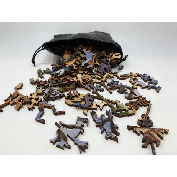 You Go First! - 256 Piece Wooden Halloween Jigsaw Puzzle UK