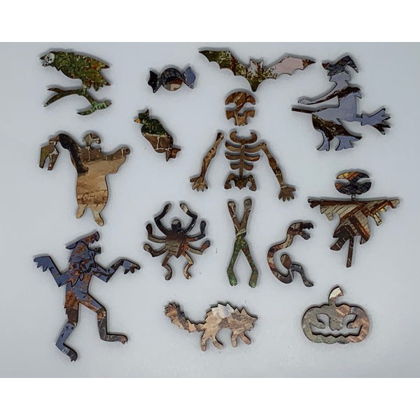 You Go First! - 256 Piece Wooden Halloween Jigsaw Puzzle UK