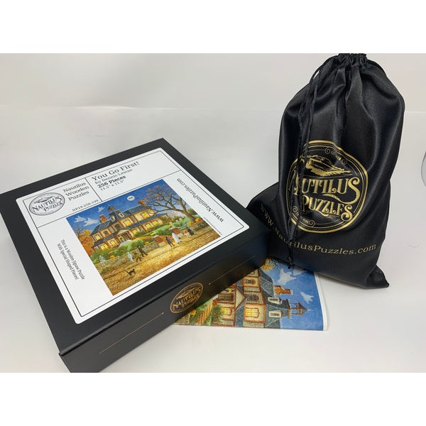 You Go First! - 256 Piece Wooden Halloween Jigsaw Puzzle UK