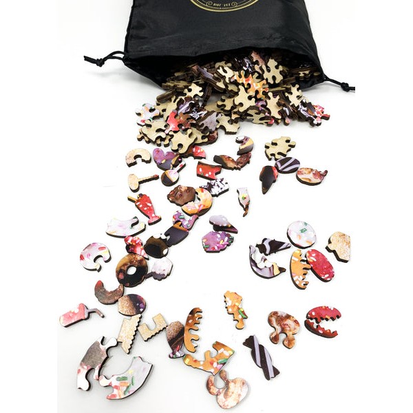 Donut Go Breakin' My Heart (186 Piece Wooden Jigsaw Puzzle) UK