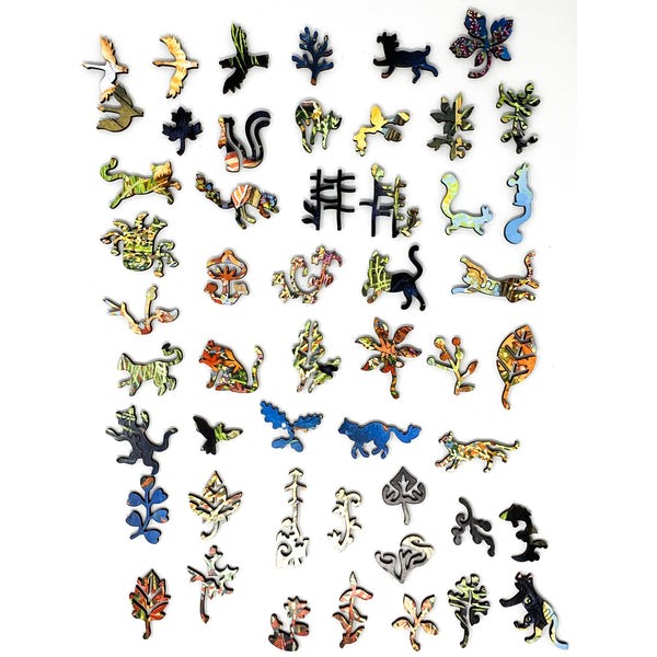 Fall Fishing - 425 Piece Wooden Jigsaw Puzzle UK