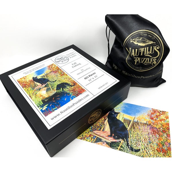 Fall Fishing - 425 Piece Wooden Jigsaw Puzzle UK