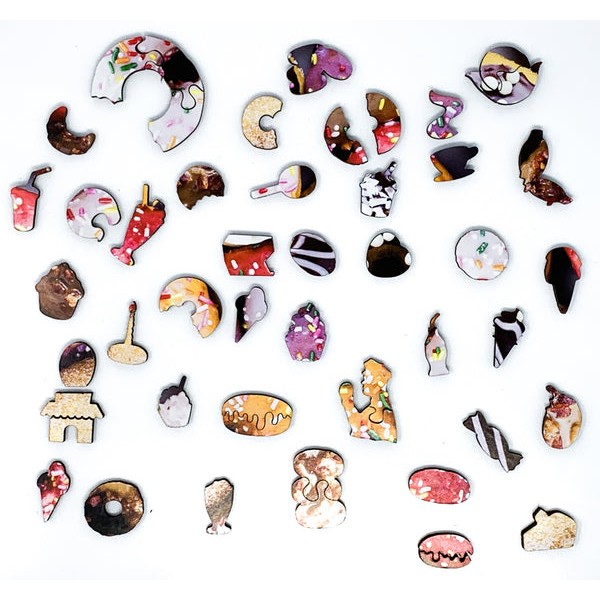 Donut Go Breakin' My Heart (186 Piece Wooden Jigsaw Puzzle) UK