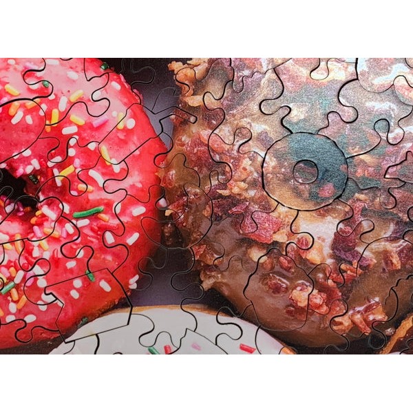 Donut Go Breakin' My Heart (186 Piece Wooden Jigsaw Puzzle) UK