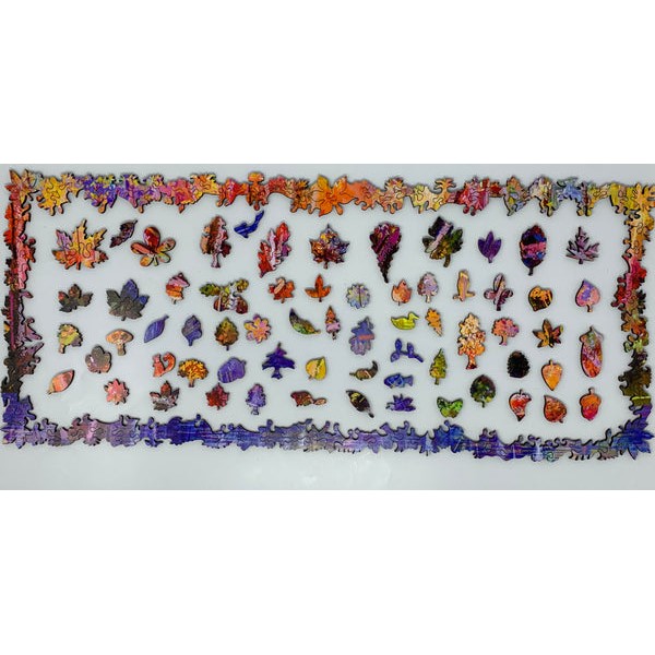 Autumn Colors (450 Piece Autumn Wooden Jigsaw Puzzle) UK