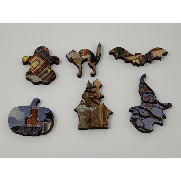 You Go First! (50 Piece Mini Halloween Wooden Jigsaw Puzzle) UK