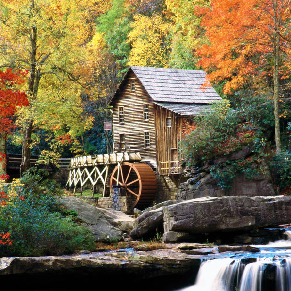 Glade Creek Grist Mill (190 Piece Wooden Jigsaw Puzzle) UK