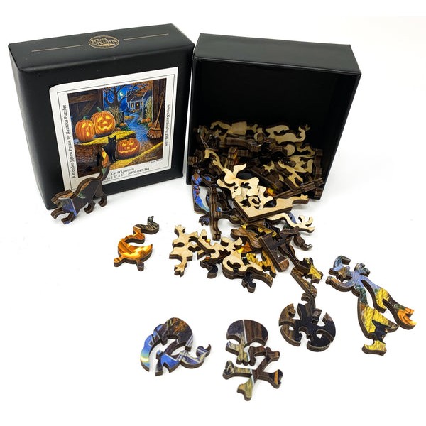 Cat O'Lantern (47 Piece Mini Halloween Jigsaw Puzzle) UK