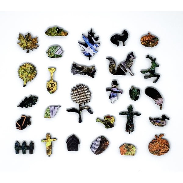 Glade Creek Grist Mill (190 Piece Wooden Jigsaw Puzzle) UK