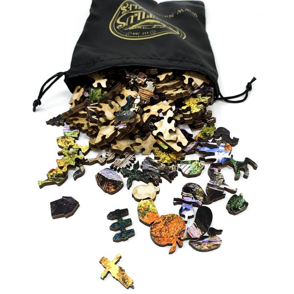 Glade Creek Grist Mill (190 Piece Wooden Jigsaw Puzzle) UK