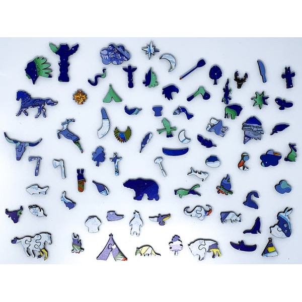 Blessing of the Polar Bears - 475 Piece Wooden Jigsaw Puzzle UK