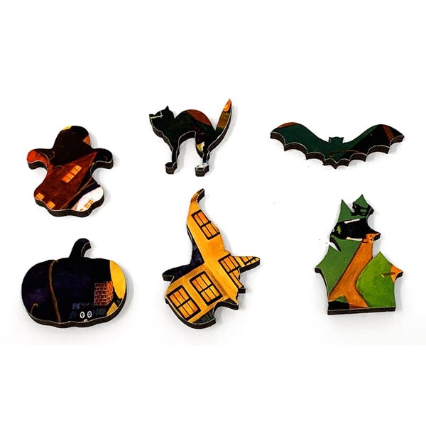 Trick or Treat (50 Piece Mini Halloween Wooden Jigsaw Puzzle) UK