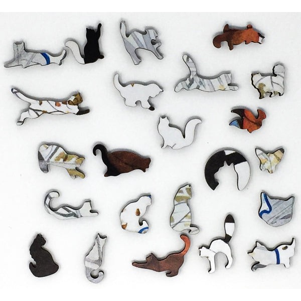 Cat in the Window - 215 Piece Cat Wooden Jigsaw Puzzle UK