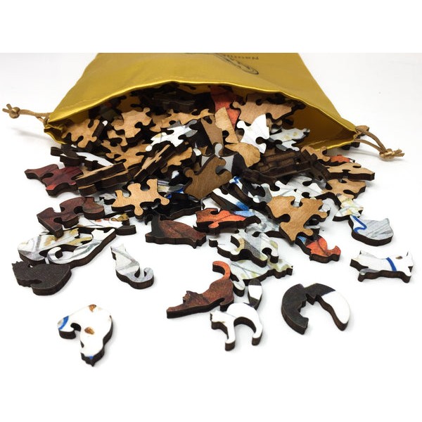 Cat in the Window - 215 Piece Cat Wooden Jigsaw Puzzle UK