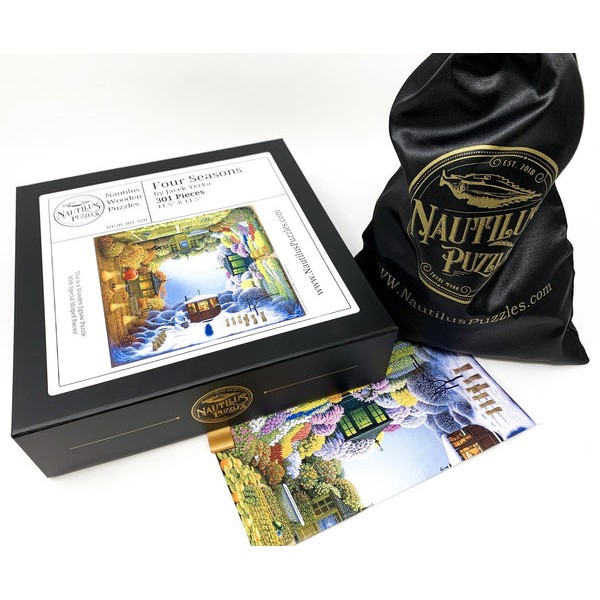 Four Seasons (301 Piece Wooden Jigsaw Puzzle) UK