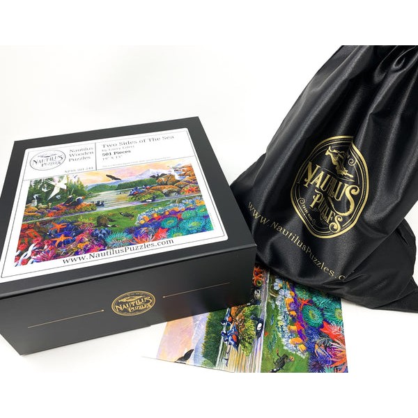 Two Sides of the Sea (501 Piece Wooden Jigsaw Puzzle) UK