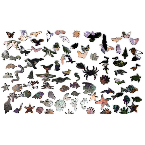 Two Sides of the Sea (501 Piece Wooden Jigsaw Puzzle) UK