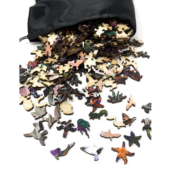 Two Sides of the Sea (501 Piece Wooden Jigsaw Puzzle) UK