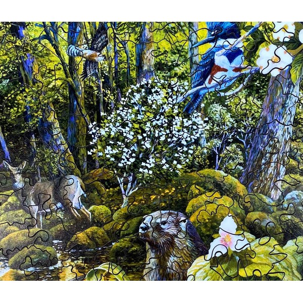 Great Smoky Mountains (262 Piece Wooden Jigsaw Puzzle) UK
