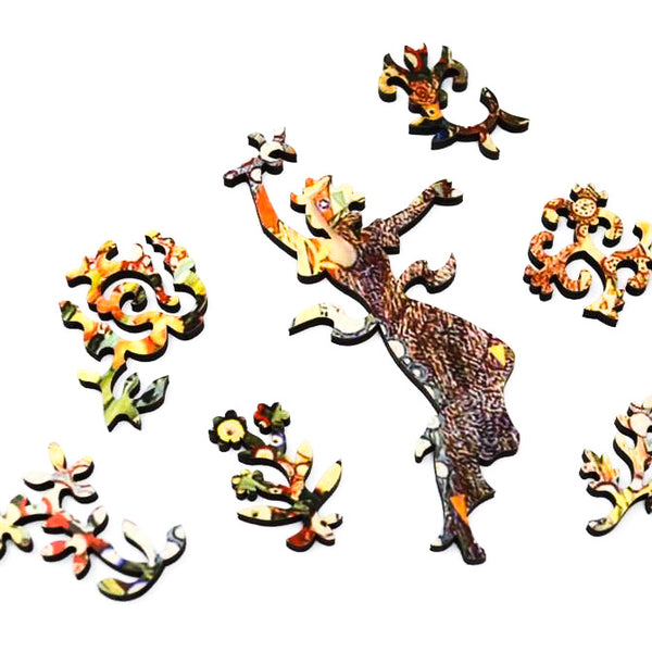 La Primavera by Galileo Chini (367 Piece Wooden Jigsaw Puzzle) UK