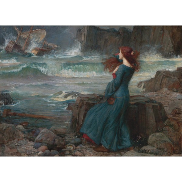 Miranda (The Tempest) by John William Waterhouse - Wooden Jigsaw Puzzle - 510 Pieces UK