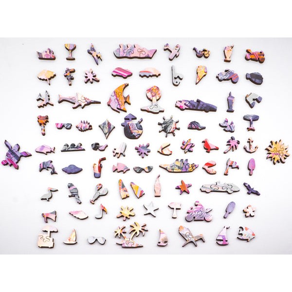 South Beach, Miami (480 Piece Wooden Jigsaw Puzzle) UK