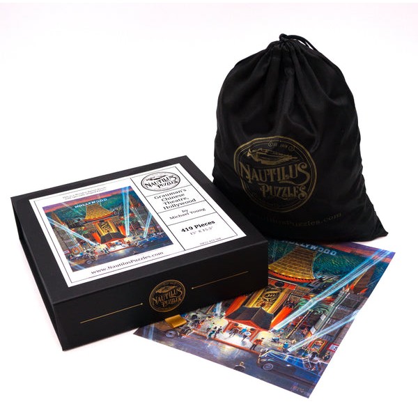 Grauman's Chinese Theatre, Hollywood (419 Piece Wooden Jigsaw Puzzle) UK