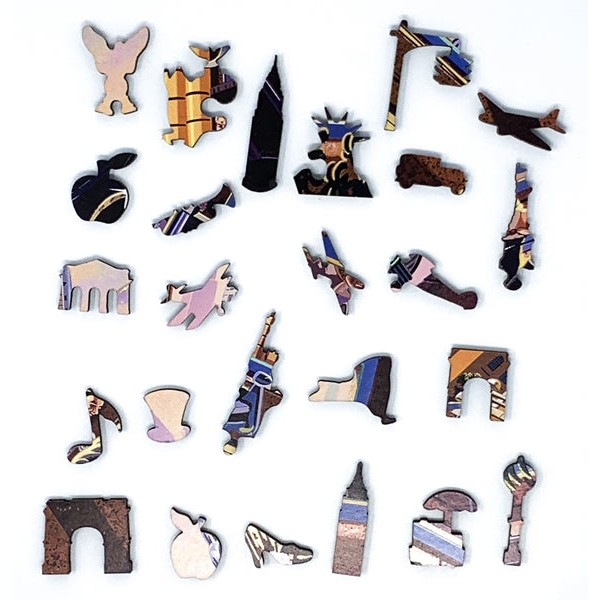 The Chryslers, New York City (334 Piece Wooden Jigsaw Puzzle) UK