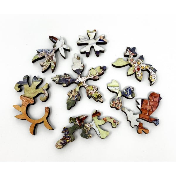 Garden Lady (47 Pieces) by Charles Robinson, Mini Wooden Jigsaw Puzzle UK