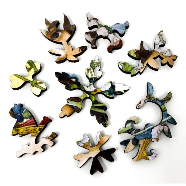 Our Lady Of The Cow Parsley (47 Pieces) By Elizabeth Sonrel, Mini Wooden Jigsaw Puzzle UK