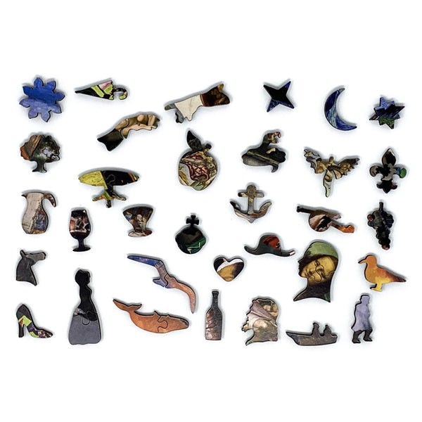 Great Paintings (366 Piece Wooden Jigsaw Puzzle) UK