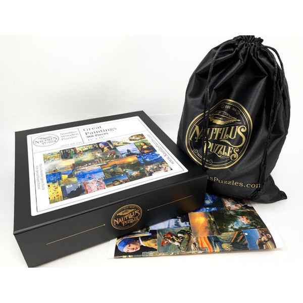 Great Paintings (366 Piece Wooden Jigsaw Puzzle) UK