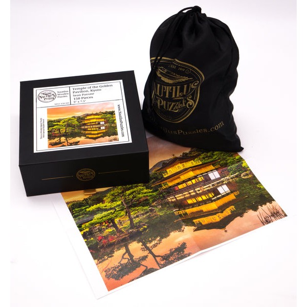 Temple of the Golden Pavilion, Kyoto (150 Piece Wooden Jigsaw Puzzle) UK