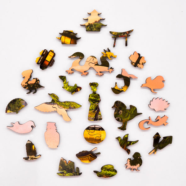 Temple of the Golden Pavilion, Kyoto (150 Piece Wooden Jigsaw Puzzle) UK