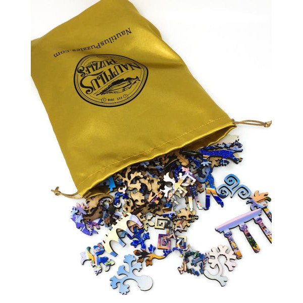 Parc Güell, Barcelona (410 Piece Wooden Jigsaw Puzzle) UK