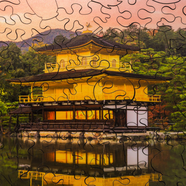 Temple of the Golden Pavilion, Kyoto (150 Piece Wooden Jigsaw Puzzle) UK