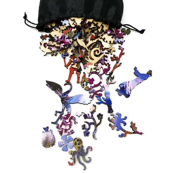 Mt. Fuji Sunset- 302 Piece Wooden Jigsaw Puzzle UK