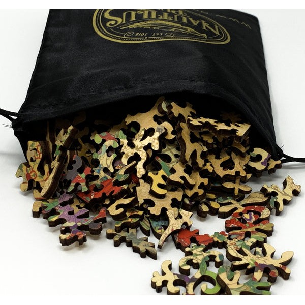 A Contest of Elegant Ladies Among the Cherry Blossoms (122 Piece Wooden Jigsaw Puzzle) UK