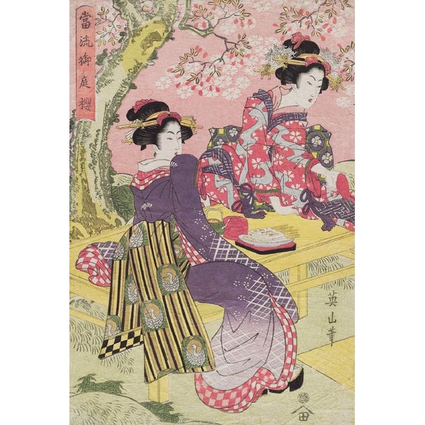 Cherry Blossoms in a Palace Garden in the Modern Style (Tôryû gotei sakura) - 302 Piece Wooden Jigsaw Puzzle UK