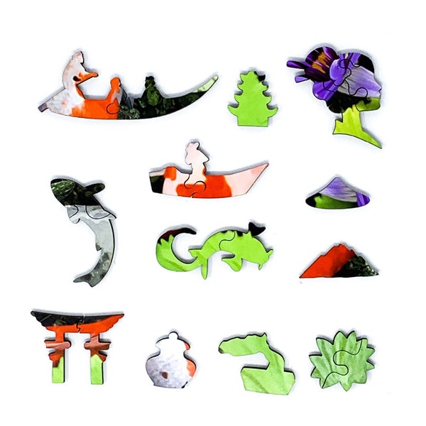 Koi Pond by Howard Robinson (400 Piece Wooden Jigsaw Puzzle) UK