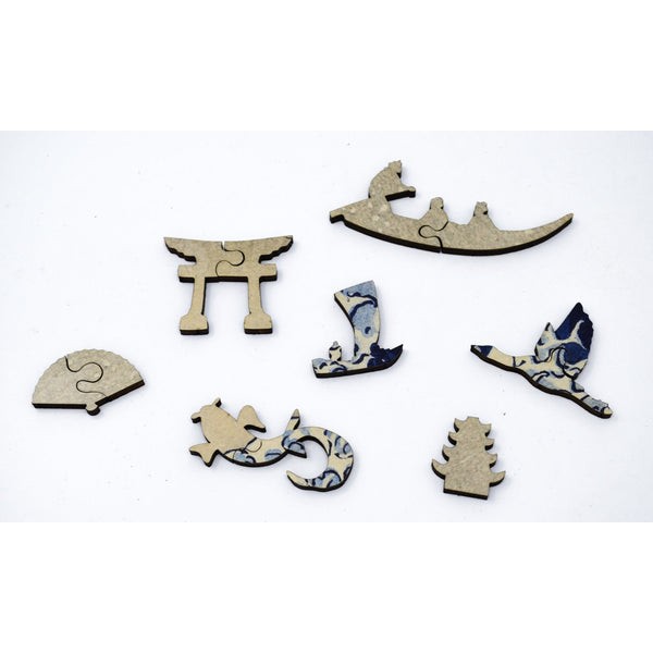 The Great Wave Off Kanagawa by Katsushika Hokusai (400 Piece Wooden Jigsaw Puzzle) UK