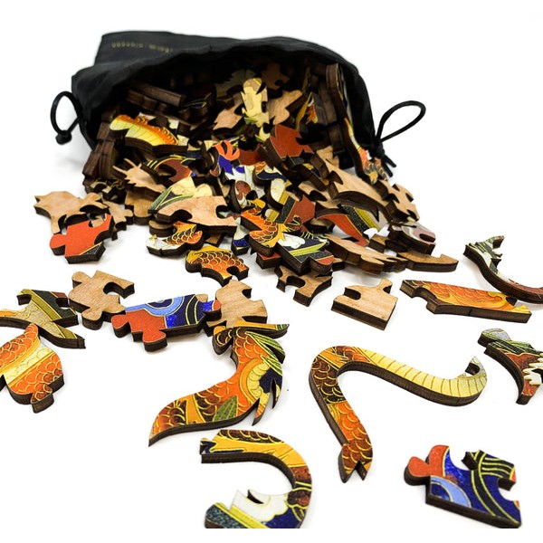 Peking Dragon (150 Piece Wooden Jigsaw Puzzle) UK